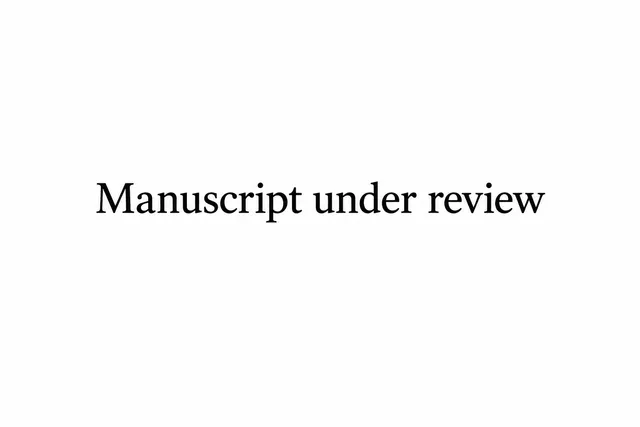 White cover with the words Manuscript under review in black text.